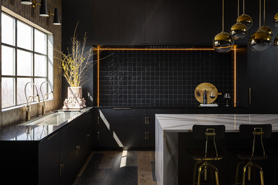 Contemporary Dark Kitchen