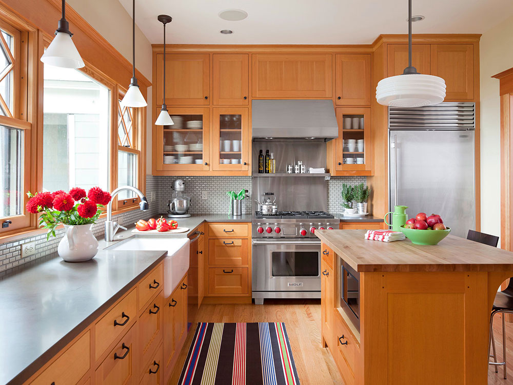 Warm Wood Kitchen